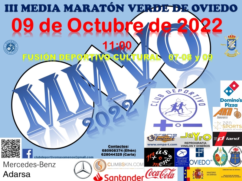 III MEDIA MARATON VERDE DE OVIEDO  2022 - Register