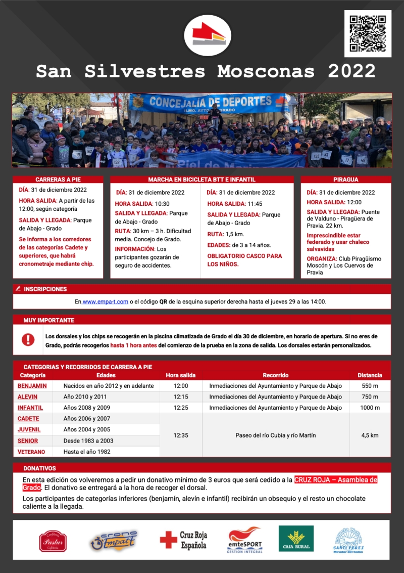 SAN SILVESTRE MOSCONA 2022 - Inscríbete SAN SILVESTRE MOSCONA 2022 - Inscríbete