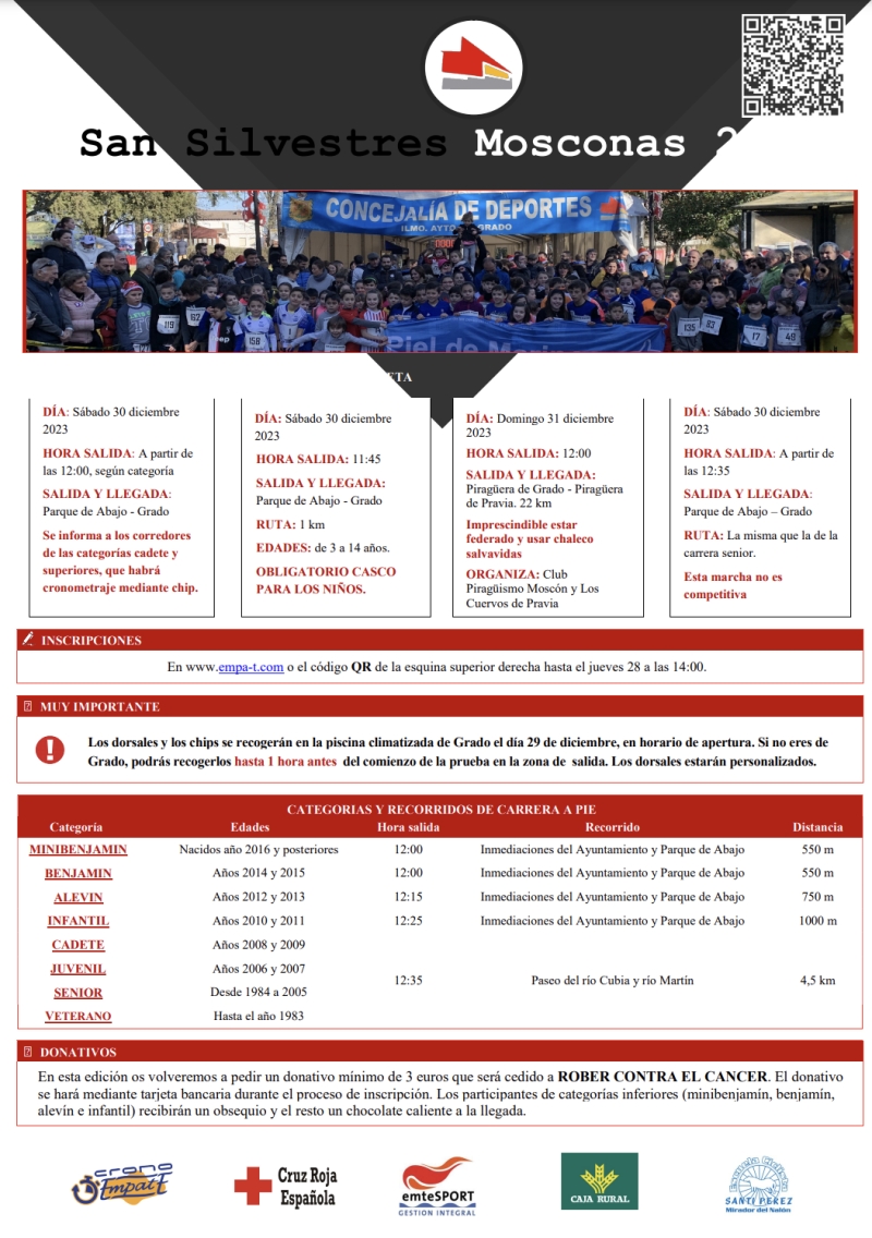 SAN SILVESTRE MOSCONA 2023 - Inscríbete SAN SILVESTRE MOSCONA 2023 - Inscríbete