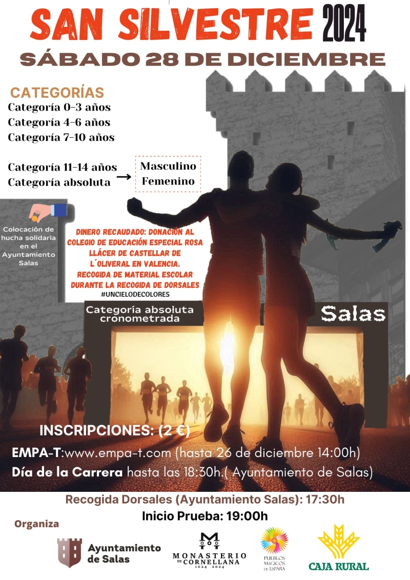 SAN SILVESTRE DE SALAS 2024 - Inscríbete SAN SILVESTRE DE SALAS 2024 - Inscríbete