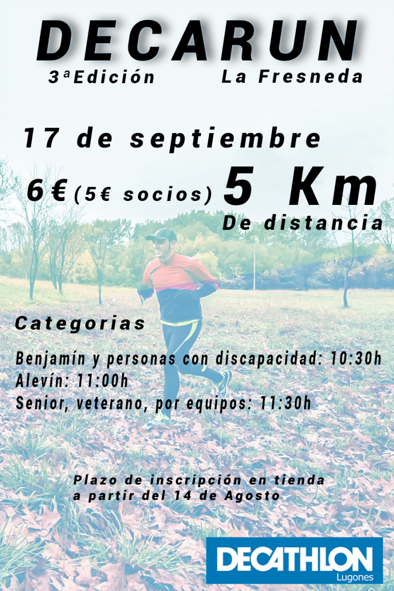 DECARUN - FRESNEDA - Inscríbete DECARUN - FRESNEDA - Inscríbete