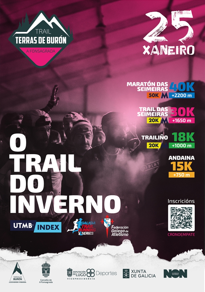 Cartel del evento TRAIL TERRAS DE BURON 2025