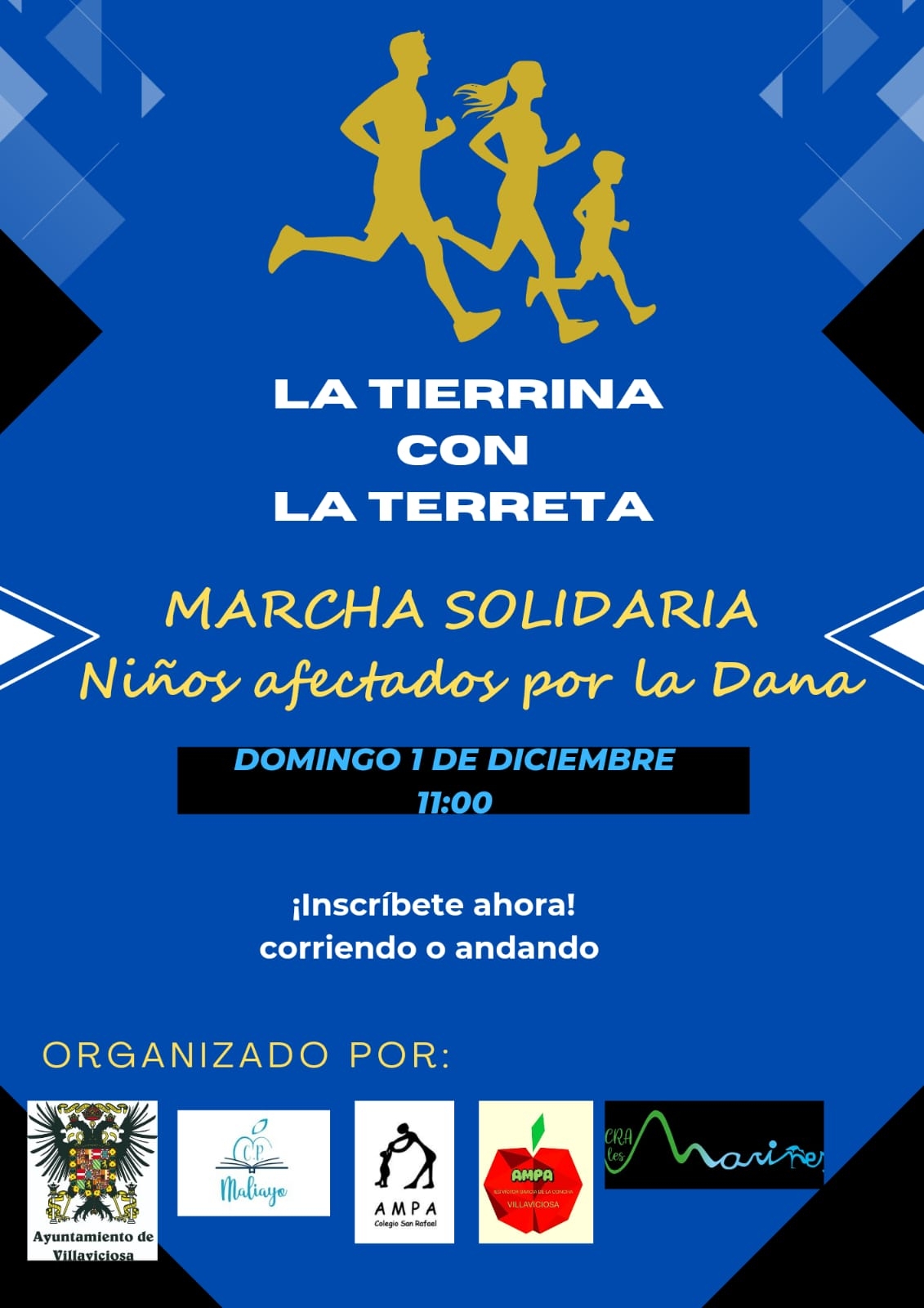 Cartel del evento LA TIERRINA CON LA TERRETA - MARCHA SOLIDARIA