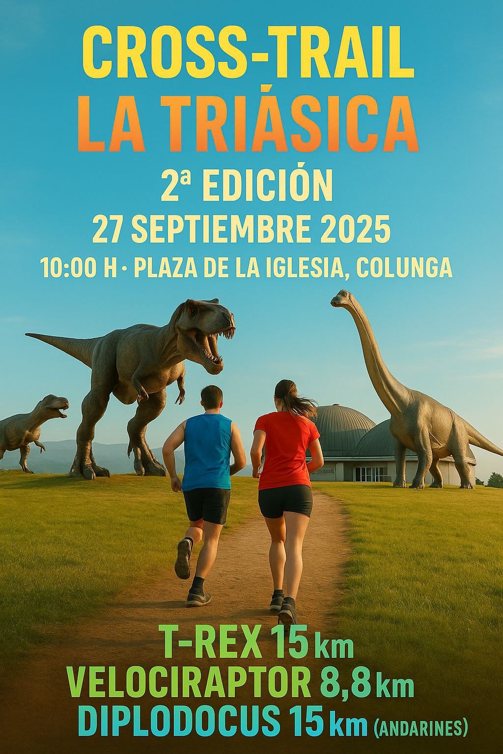 Cartel del evento CROSS-TRAIL LA TRIÁSICA 2025