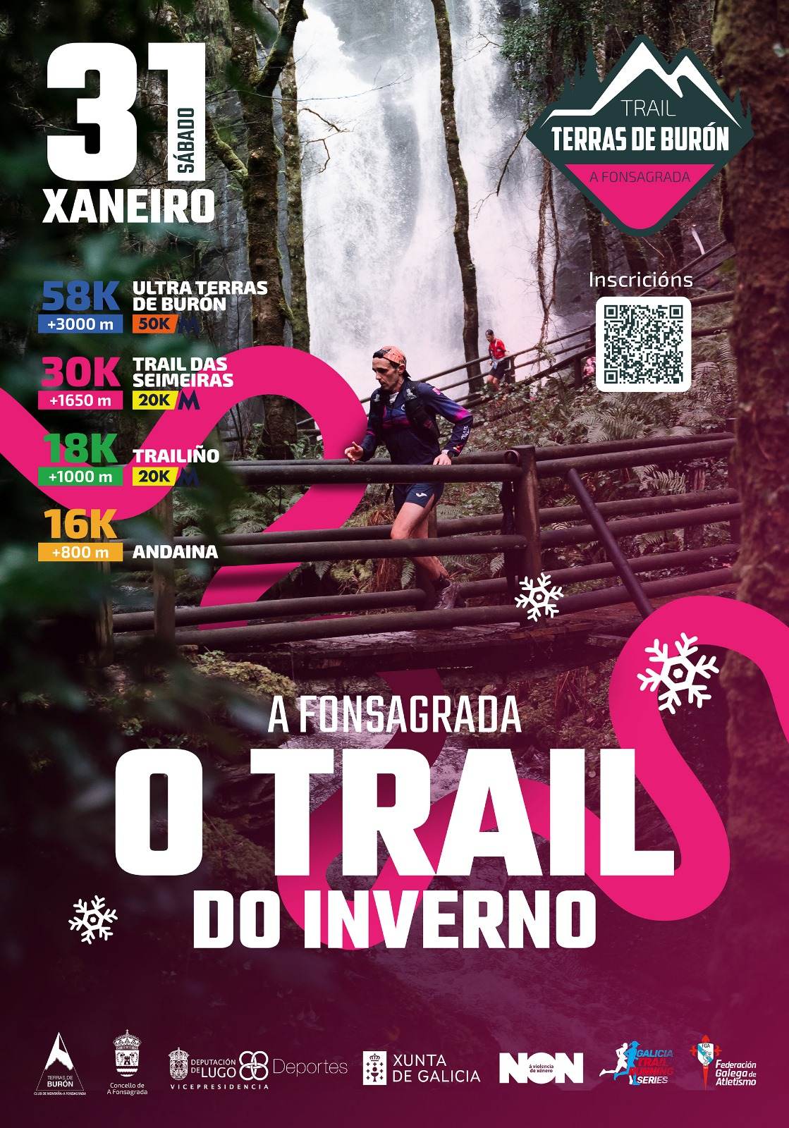 Cartel del evento TRAIL TERRAS DE BURON 2026