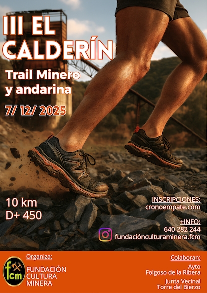Cartel del evento III TRAIL MINERO EL CALDERÍN