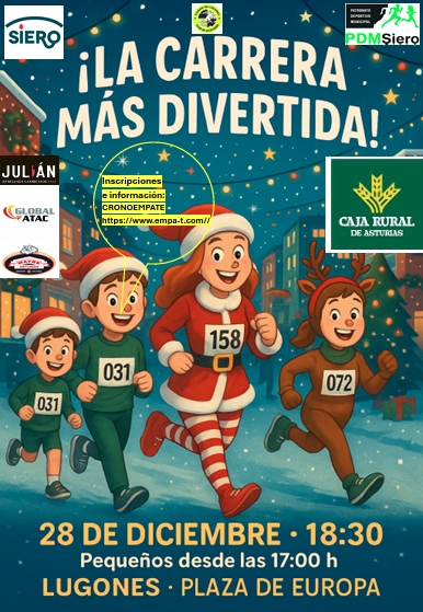 Cartel del evento VI SAN SILVESTRE LUGONES 2025