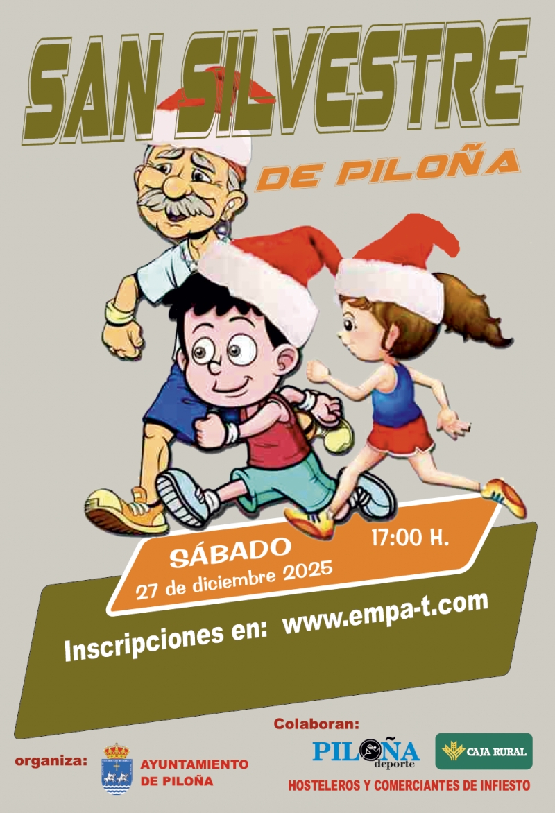 Cartel del evento SAN SILVESTRE DE PILOÑA 2025