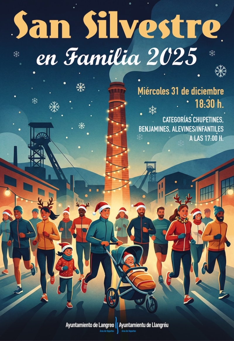 Cartel del evento SAN SILVESTRE EN FAMILIA 2025