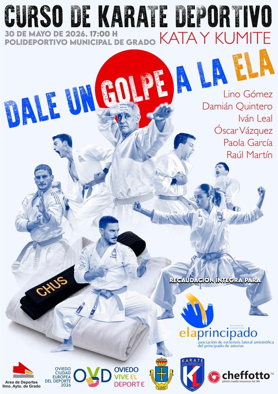 Cartel del evento DALE UN GOLPE A LA E.L.A. 2026