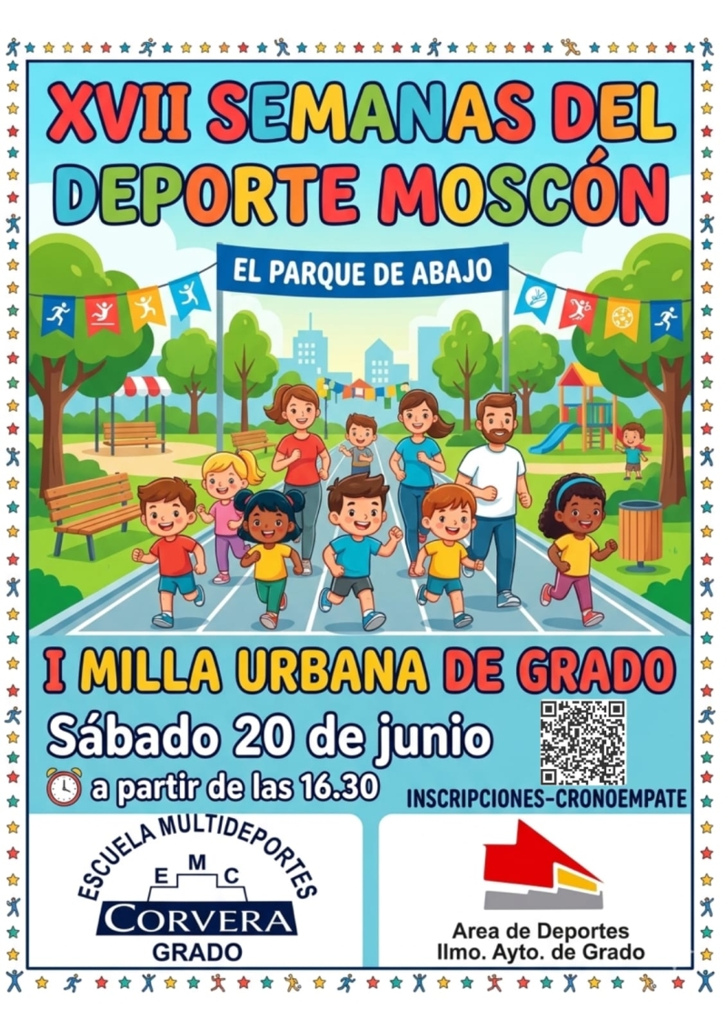 Cartel del evento I MILLA URBANA DE GRADO