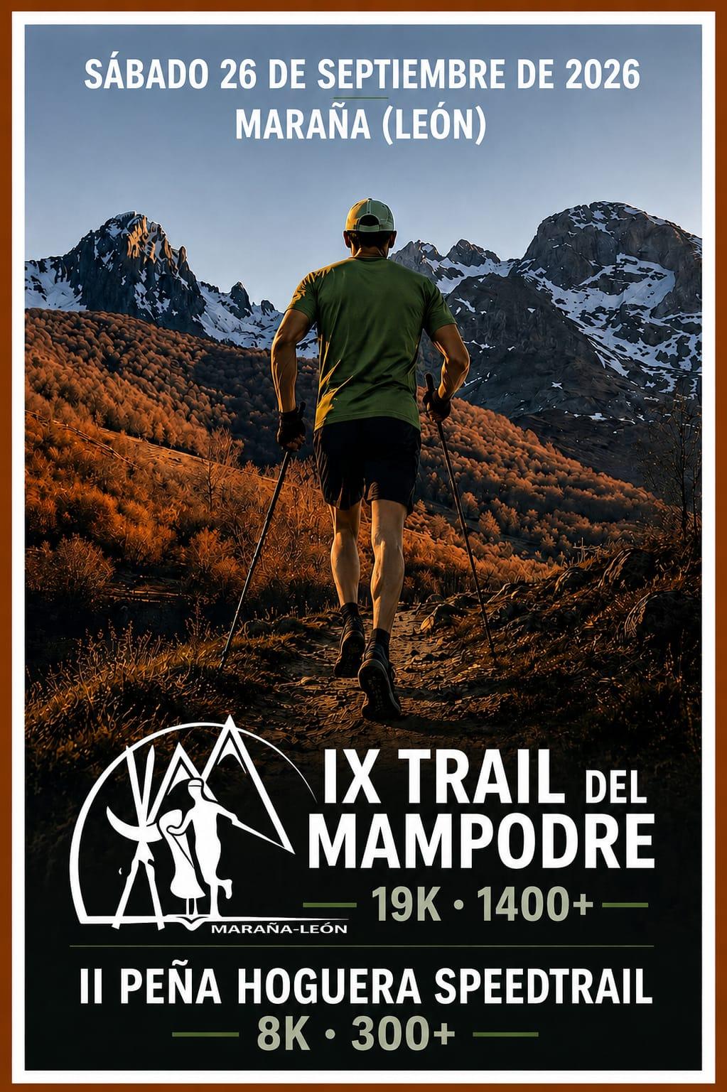 Cartel del evento IX TRAIL MAMPODRE 2026
