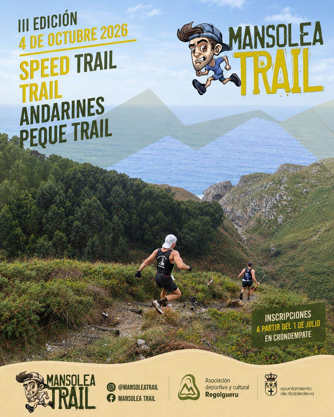 Cartel del evento III MANSOLEA TRAIL 2026