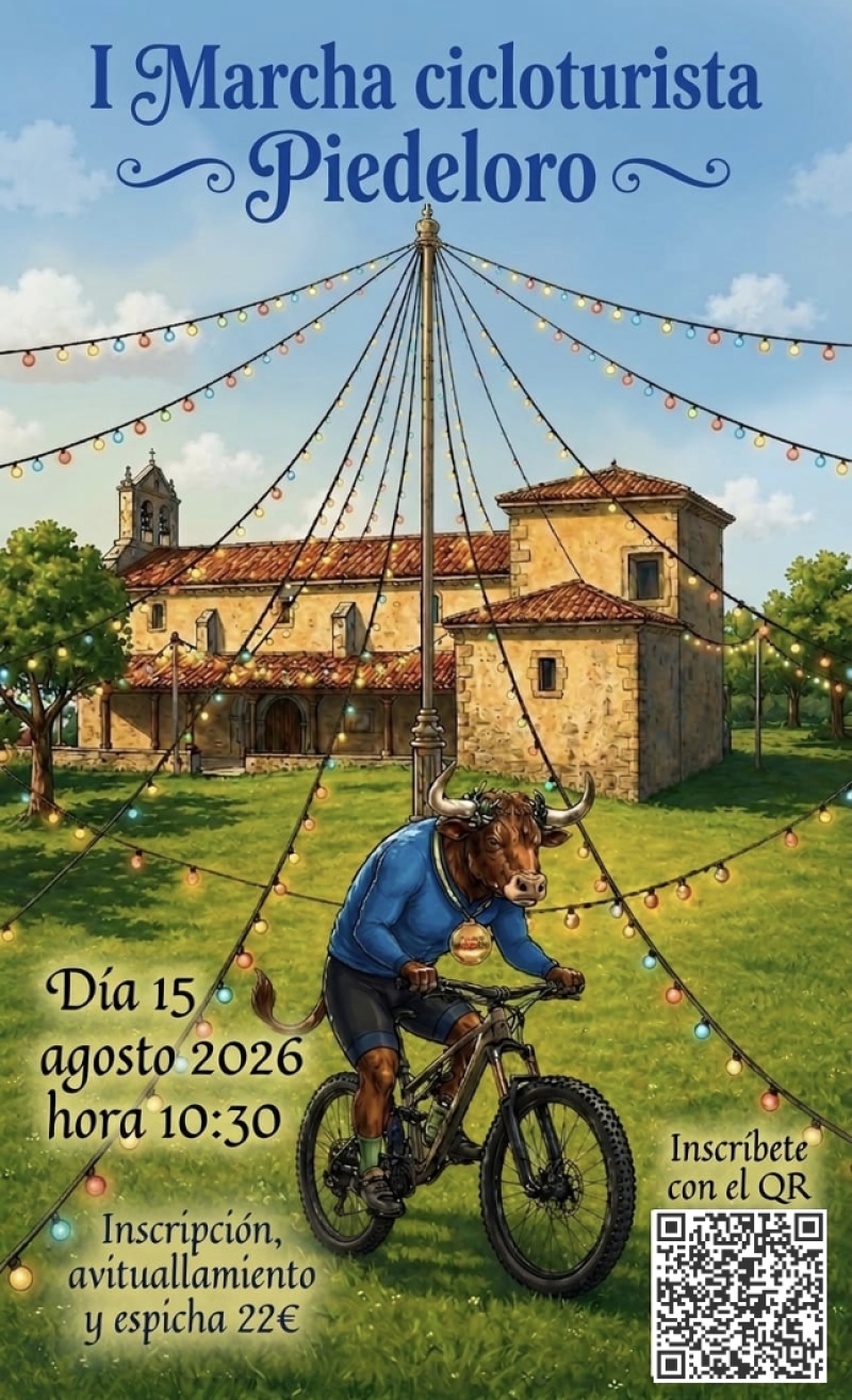Cartel del evento I MARCHA CICLOTURISTA FIESTAS DE PIEDELORO