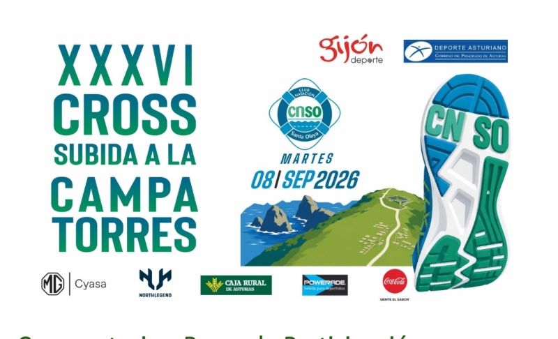 Cartel del evento XXXVI CROSS SUBIDA A LA CAMPA DE TORRES 2026