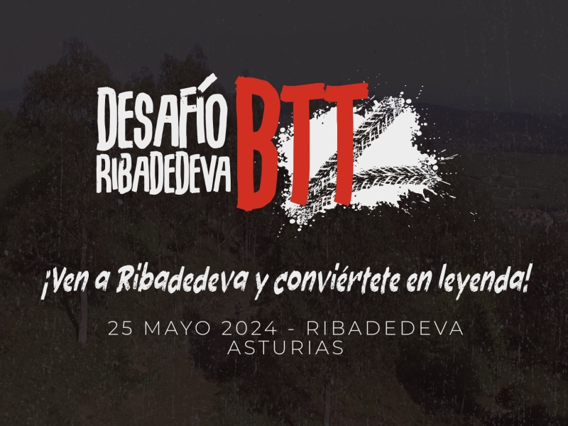 Cartel del evento V DESAFÍO RIBADEDEVA BTT