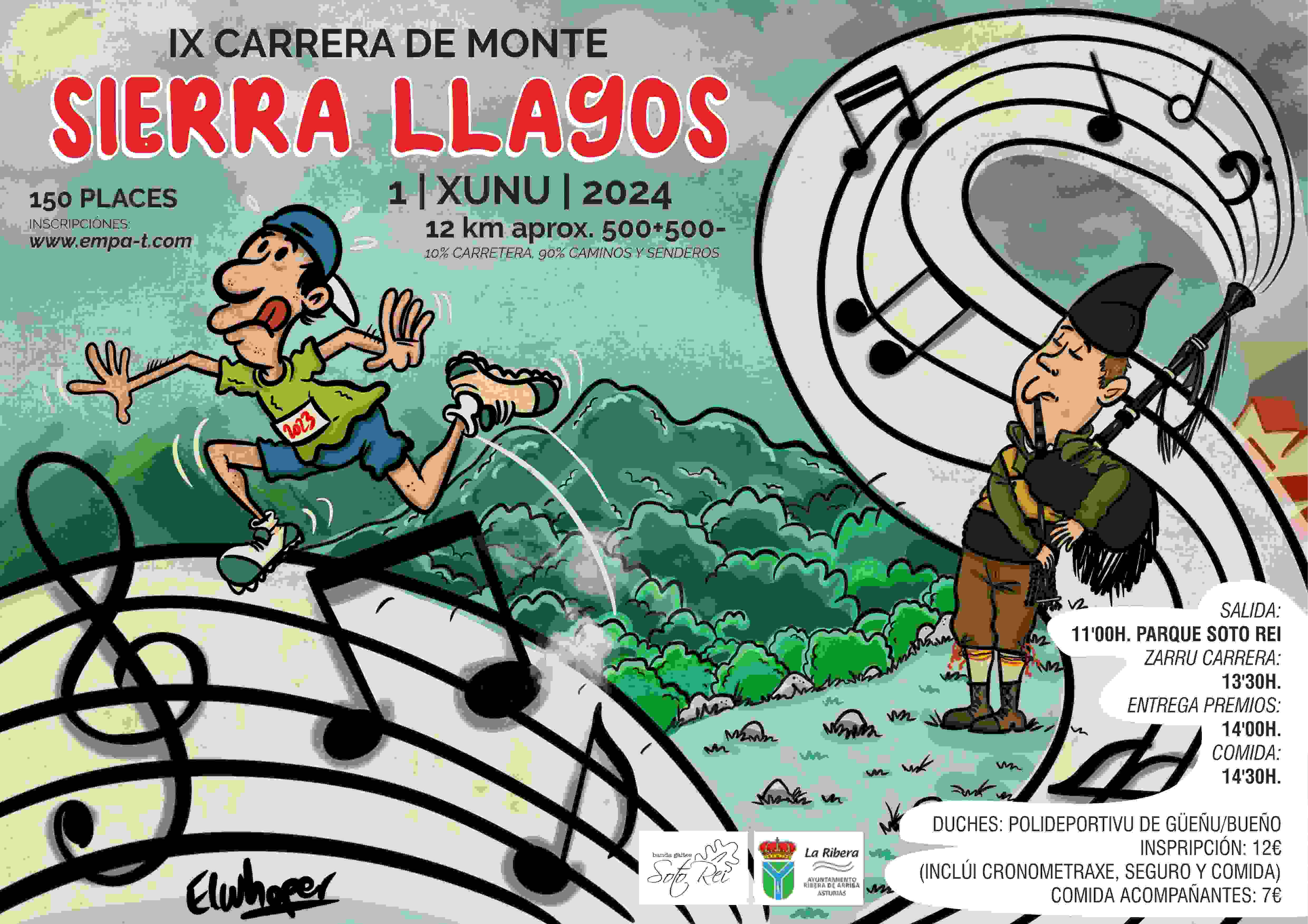 Cartel del evento IX CARRERA DE MONTE SIERRA LLAGOS