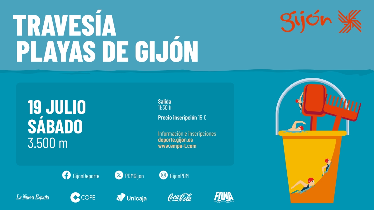 Inscripción  - 9ª TRAVESÍA PLAYAS DE GIJÓN 2025