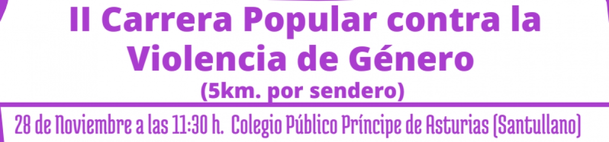 Contacta con nosotros  - II CARRERA POPULAR CONTRA LA VIOLENCIA DE GÉNERO   LAS REGUERAS