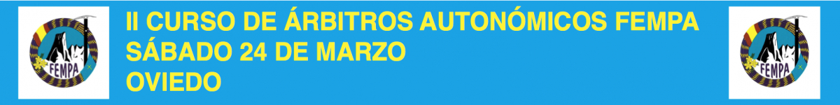 II CURSO DE ÁRBITROS AUTONÓMICOS FEMPA 