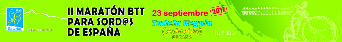 PROGRAMA  - II MARATON BTT PARA SORD@S DE ESPAÑA