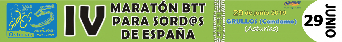 PROGRAMA - IV MARATON BTT PARA SORD@S DE ESPAÑA