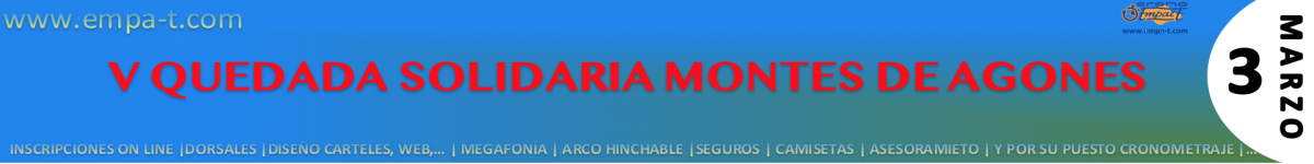 Reglament  - V QUEDADA SOLIDARIA MONTES DE AGONES