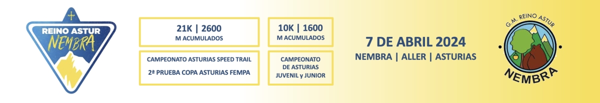Contacta connosco  - V TRAIL REINO ASTUR DE NEMBRA
