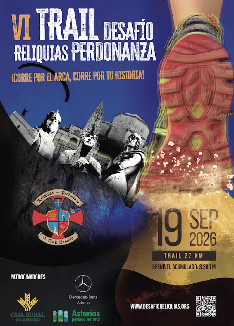 Cartel de VI Desafío Las Reliquias – Perdonanza 2026