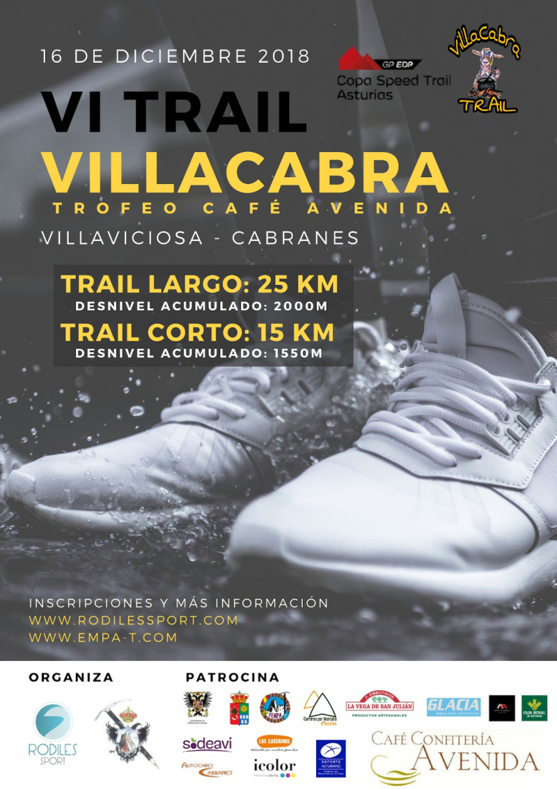 VI TRAIL VILLAVICIOSA-CABRANES - Inscríbete VI TRAIL VILLAVICIOSA-CABRANES - Inscríbete
